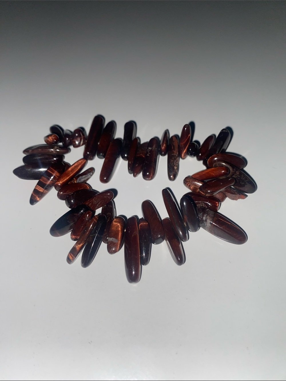 Amber Stone Stretch Bracelet